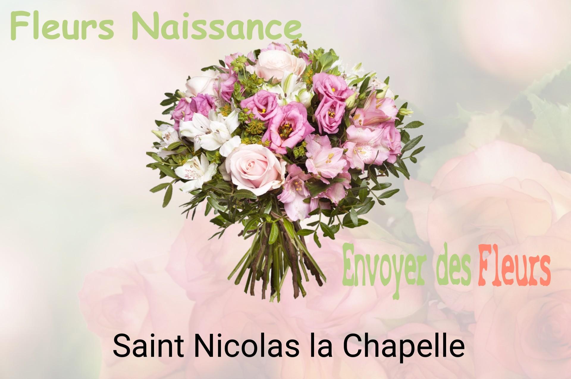 Bouquet de fleurs de naissance livré à Saint-Nicolas-la-Chapelle